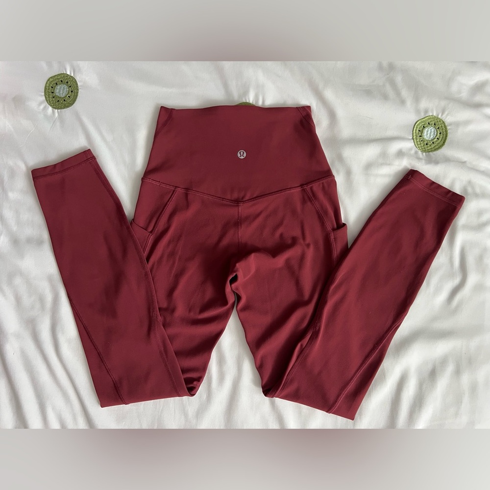 lululemon | Align™ High-Rise Pant with Pockets 25", Mulled Wine, Size 2